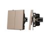 Механизм выключателя управления шторами Arlight SWT-TENDO-MKR2-PL-GD (230V, 10A) 054141