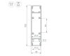 Алюминиевый профиль Arlight SL-LINE-25100-DUAL-2500 ROSE CHAMPAGNE 050009