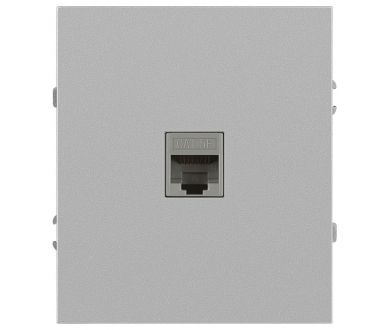 Розетка Эра Arktik 16-3107-03 информационная RJ45 алюминий Б0070476
