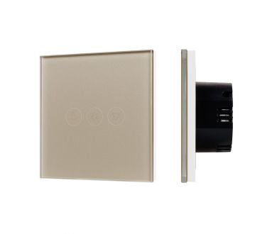 Купить Светорегулятор сенсорный с Zigbee управлением Arlight SWT-OMALI-SD3-ZB-GD (250V, 500W) 050064 Светорегулятор сенсорный с Zigbee управлением Arlight SWT-OMALI-SD3-ZB-GD (250V, 500W) 050064