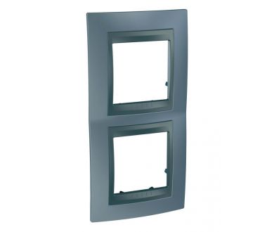 Рамка 2-постовая вертикальная Schneider Electric Unica Top MGU66.004V.297