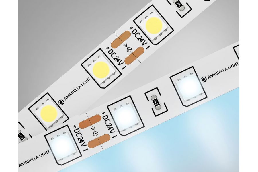 Светодиодная лента Ambrella Light Illumination 24В 5050 14,4Вт/м 6500K 5м IP20 GS4003
