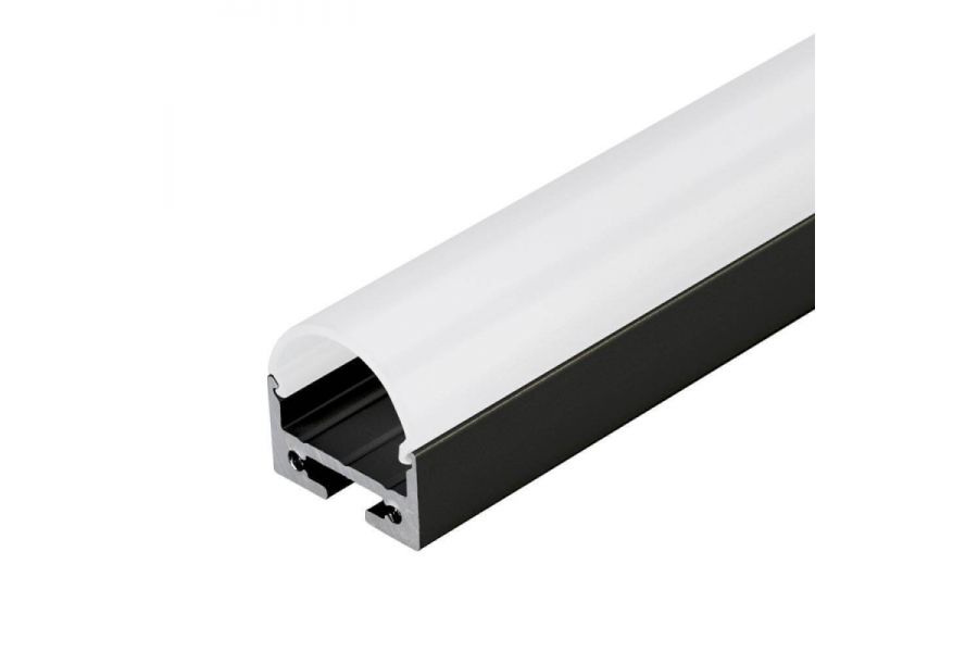 Профиль Arlight SL-LINE-2011M-2500 BLACK+OPAL ROUND 027992
