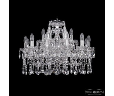 Подвесная люстра Bohemia Ivele Crystal 1413/12+6/220 Ni