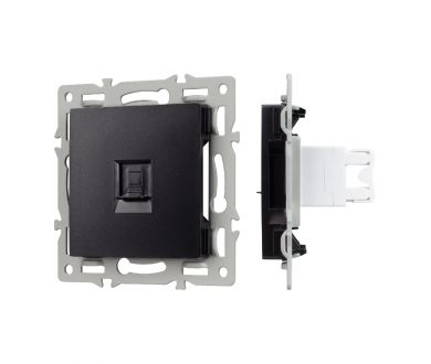 Механизм компьютерной розетки Arlight SCT-MPC1-PL-BK 045334