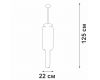 Люстра на штанге Vitaluce V58720-8/9PL