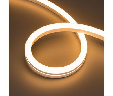 Светодиодная герметичная лента Arlight MOONLIGHT-SIDE-A140-12x24mm 24V Warm2200 (9.6 W/m, IP68, 5m, wire x2) 042799