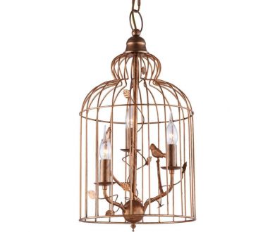 Подвесная люстра Arte Lamp Gabbia A1865SP-3BG