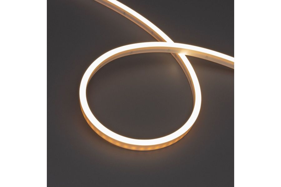 Светодиодная герметичная лента Arlight WAVE-SIDE-PU-A120-06x12mm 24V Warm3500 (8 W/m, IP68, 3m, wire x1) 052586