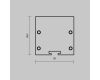 Комплект заглушек для профиля 35×35 2шт Maytoni Led Strip ALM-3535BT-B-EC 642038