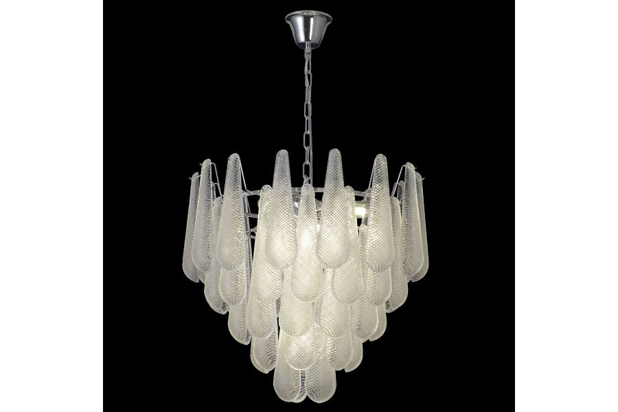 Подвесная люстра Crystal Lux FONTAIN SP10 CHROME