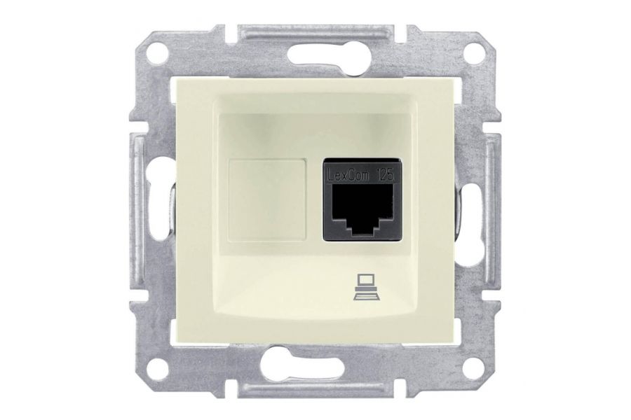 Розетка компьютерная RJ45 Schneider Electric Sedna UTP SDN4300147