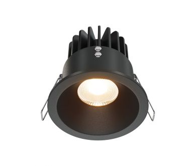 Встраиваемый светильник Maytoni Zoom DL034-01-12W2.7K-B