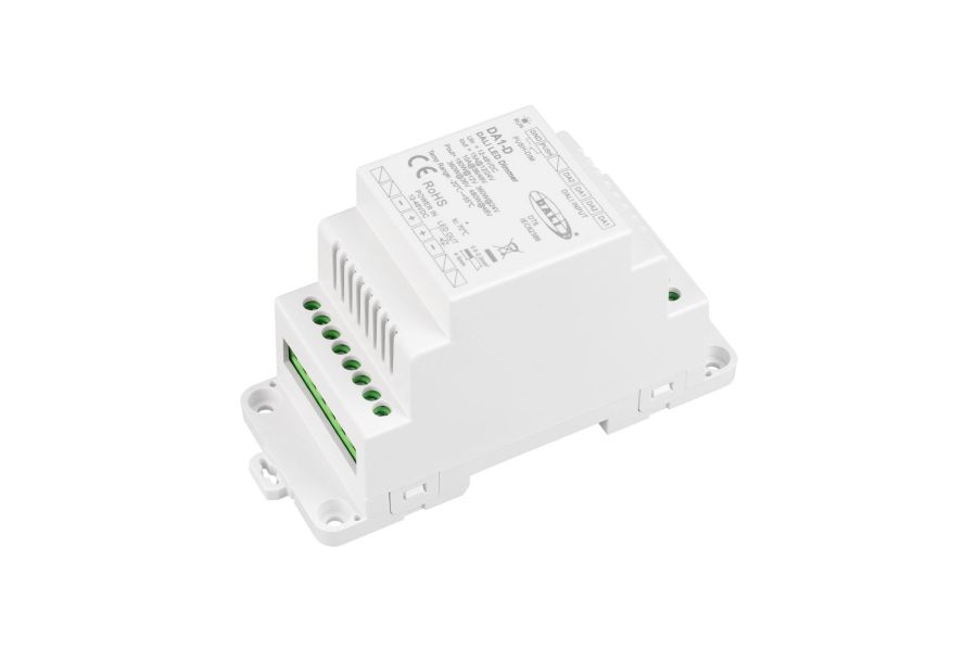 Диммер Arlight SMART-DALI2-301-72-ADDR-DIM-PS-DIN-White (12-48V, 1x15A) (IARL, IP20 Пластик) 060683
