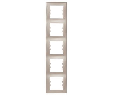 Рамка 5-постовая вертикальная Schneider Electric Sedna SDN5801568