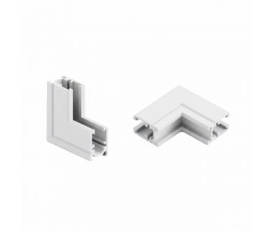 Коннектор угловой для накладного магнитного шинопровода Arlight MAG-MICROCOSM-CON-L90-INT (WH, внутренний) (IP20 Металл) 062723