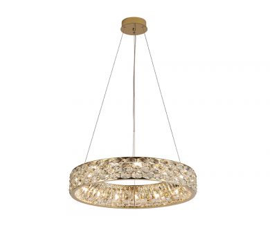 Подвесная люстра Newport Tiffany 8532/60 C gold polished М0070798