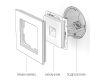 Розетка Ethernet RJ-45 Werkel графит рифленый W1181004 4690389158674