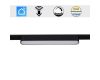 Трековый магнитный светильник (CCT+SMART) Reluce 13001-9.3-001UR magnetic LED12W BK CCT+SMART