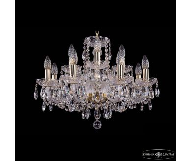 Подвесная люстра Bohemia Ivele Crystal 1402/8+4/195 G