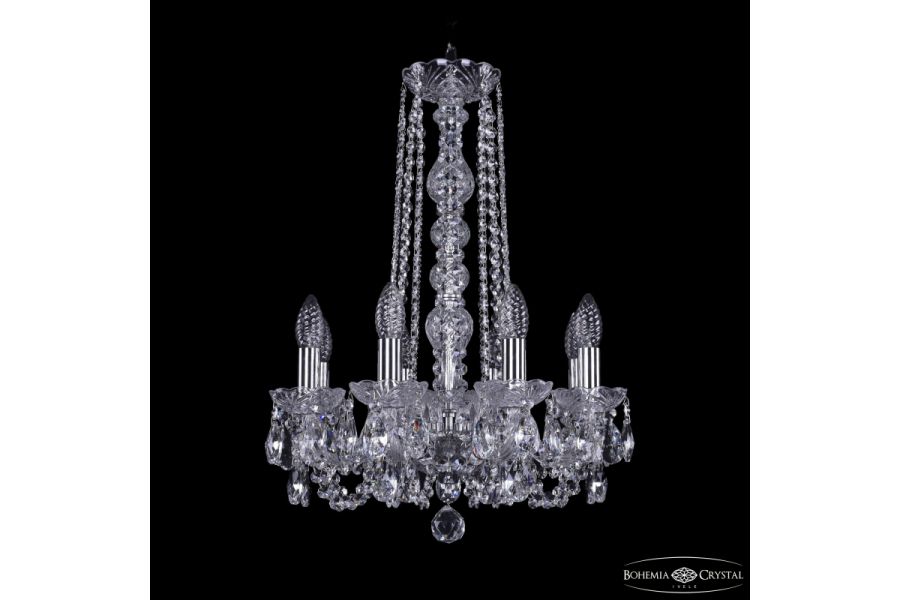 Подвесная люстра Bohemia Ivele Crystal 1402/8/141/h-57 Ni