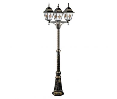 Садово-парковый светильник Arte Lamp Berlin A1017PA-3BN