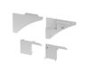 Комплект заглушек Arlight SHELF-600 (Металл) 060904
