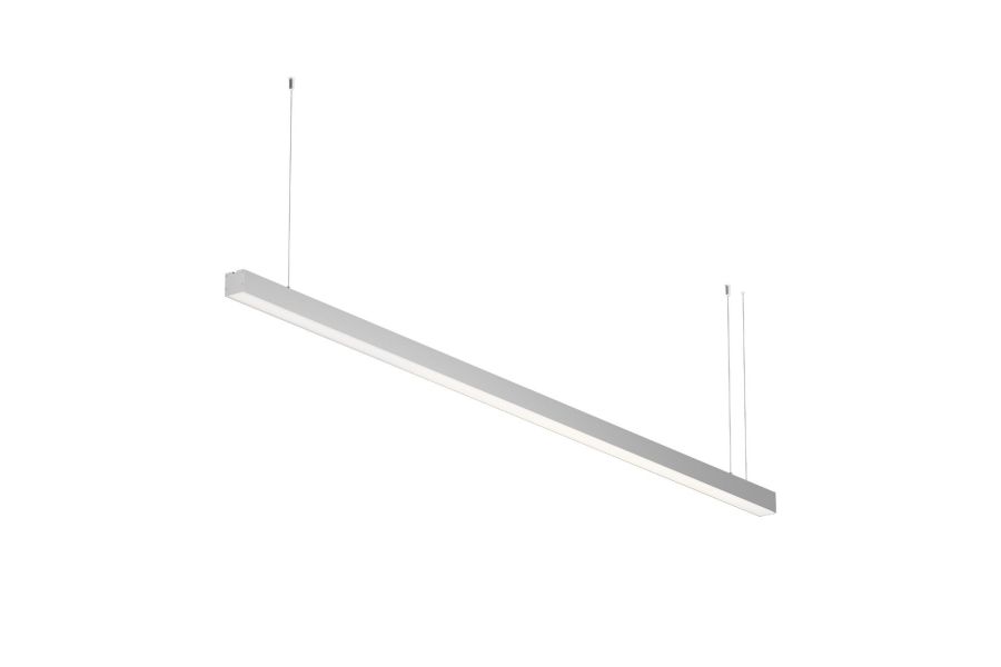 Линейный подвесной светильник Maytoni Technical 3000K 50x50 (Серебро, 2 м) LL312023