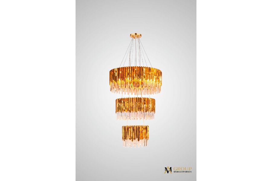 Каскадная люстра AM Group Roberto Cavalli L800-600-400