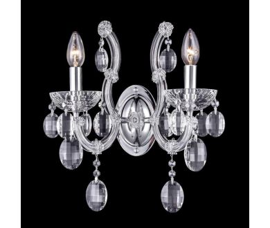 Бра Crystal Lux Hollywood AP2 Chrome