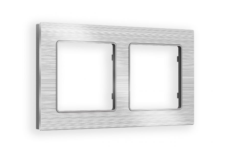 Рамка двухместная Ambrella Volt Platos AF550102
