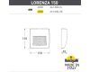 Светильник для подсветки лестниц Fumagalli Lorenza AS1.000.000.BXJ1L
