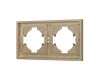 Рамка пластиковая на 2 поста Arlight FRM-TENDO-SFPL-2-GD 054647