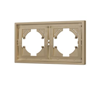 Рамка пластиковая на 2 поста Arlight FRM-TENDO-SFPL-2-GD 054647