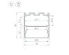 Профиль Arlight LINE-M-5050-2500 BLACK 057532