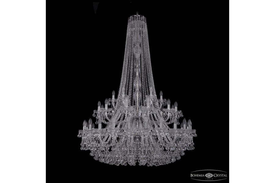 Подвесная люстра Bohemia Ivele Crystal 1409/24+12+6/460/h-174/2d Ni