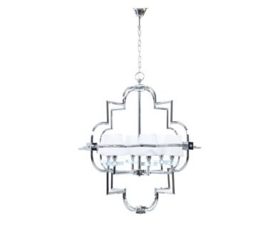 Подвесная люстра Lumina Deco Baltimore LDP 8020-6 CHR+WT