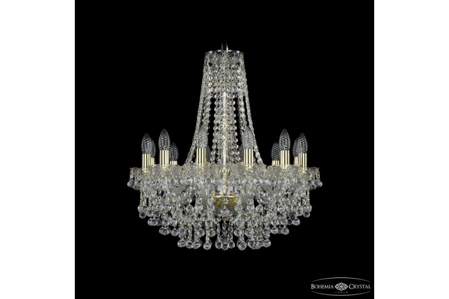 Подвесная люстра Bohemia Ivele Crystal 1409/12/195/h-63 G