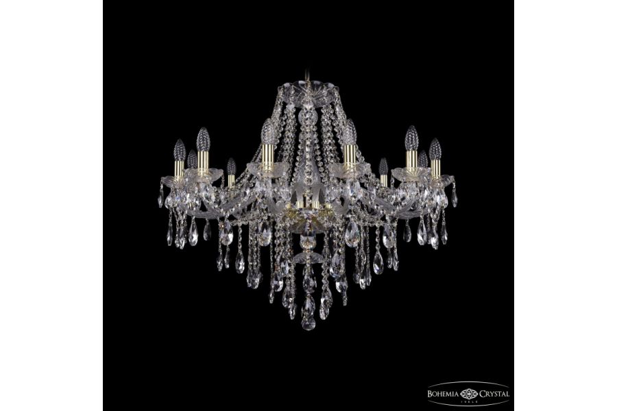 Подвесная люстра Bohemia Ivele Crystal 1415/12/300 G