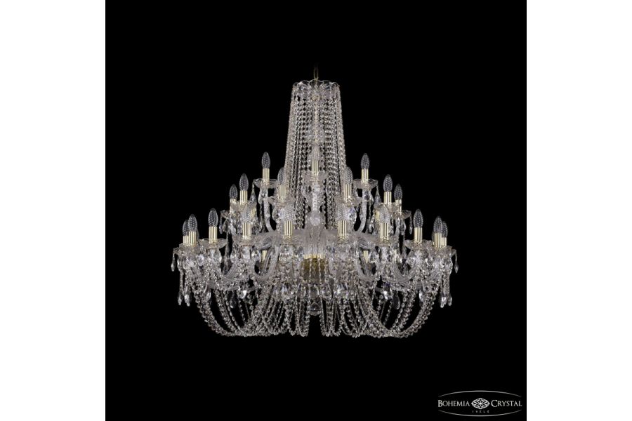 Подвесная люстра Bohemia Ivele Crystal 1402/20+10+5/360 G