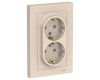 Розетка с/з двойная, 16А, в сборе Systeme Electric AtlasDesign ATN000224