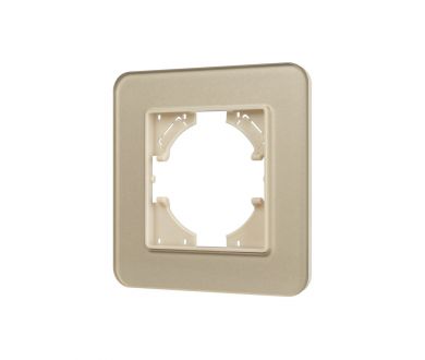 Рамка стеклянная на 1 пост Arlight FRM-OMALI-SFGS-1-GD 049679