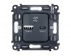 Механизм розетки 2USB A+C 20W (быстрая зарядка) Ambrella Volt Quant VM177
