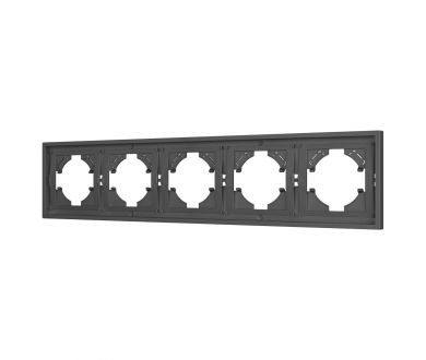 Рамка пластиковая на 5 постов Arlight FRM-TENDO-SFPL-5-GR 054659