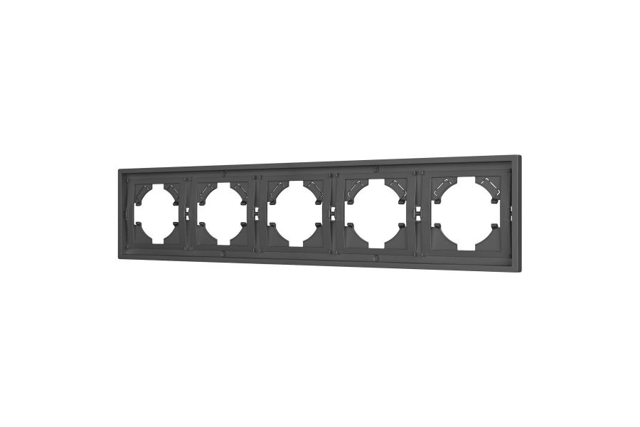 Рамка пластиковая на 5 постов Arlight FRM-TENDO-SFPL-5-GR 054659