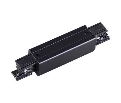 Коннектор прямой Novotech track black 3phase 135051