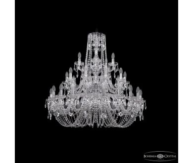 Подвесная люстра Bohemia Ivele Crystal 1402/20+10+5/360/3d Ni