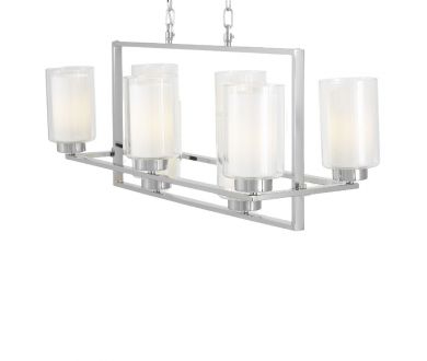 Подвесная люстра Lumina Deco Lino LDP 1239-8 CHR