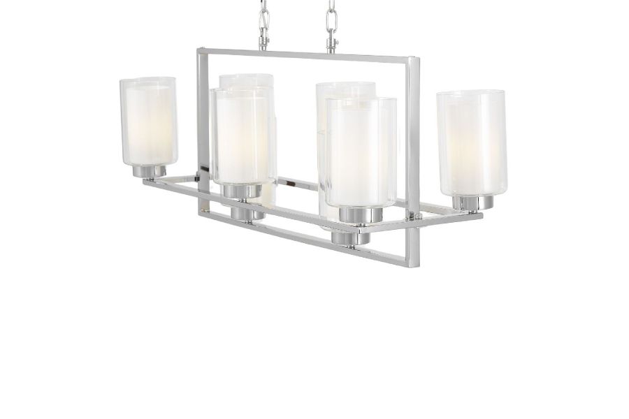 Подвесная люстра Lumina Deco Lino LDP 1239-8 CHR