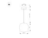 Подвесной светильник Arlight SP-PEONY-HANG-R250-15W Warm3000 (BK, 65 deg, 230V) 039550